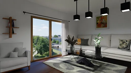 Salotto, ambiente virtuale